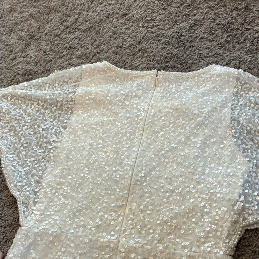 Adrianna Papell Cream Mini Dress - Picture 4 of 5